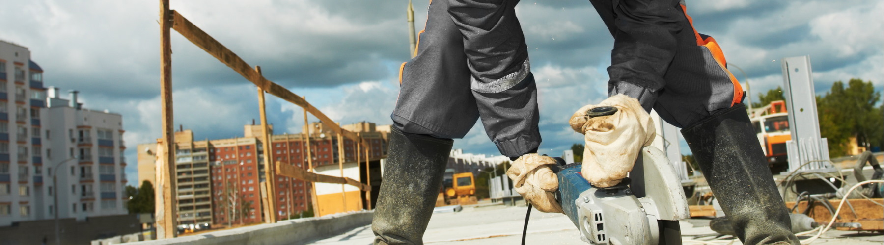 Construction worker for workers comp insurance